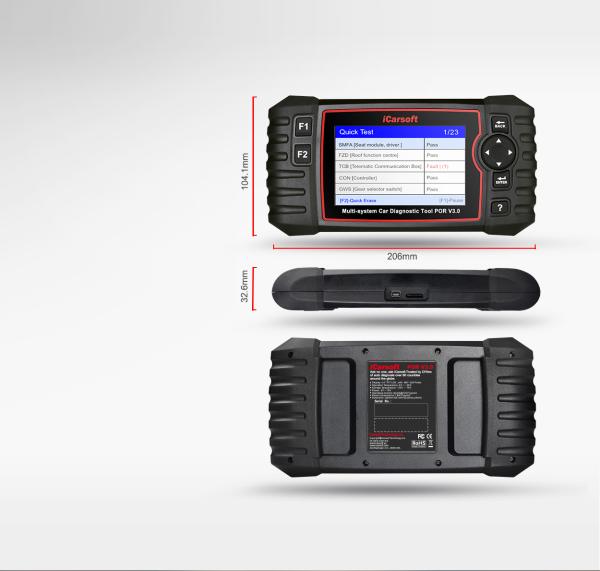 Professional Scanner Full System Diagnostics iCarsoft POR V3.0 for PORSCHE